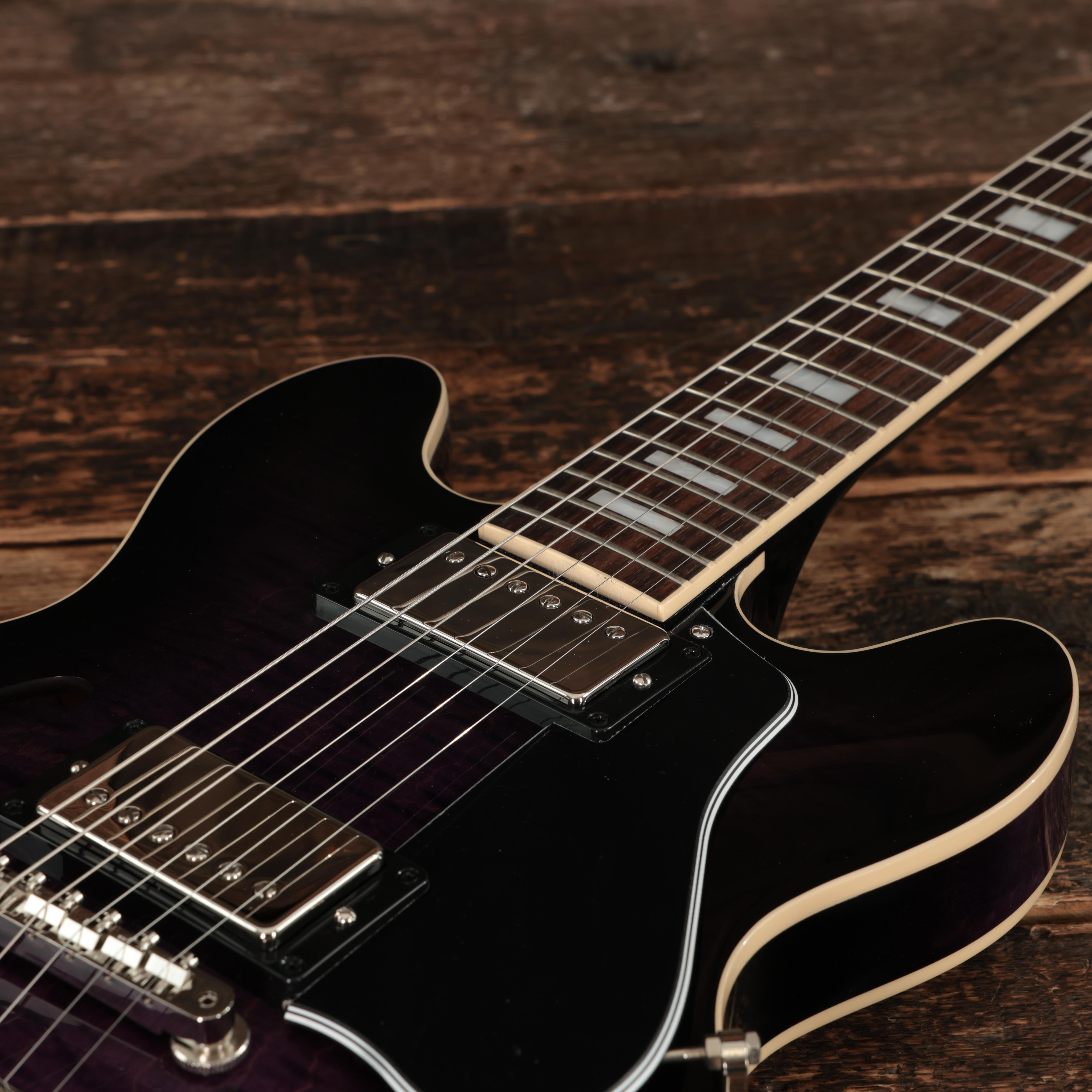 Gibson ES-339 Figured Semi-Hollow Electric Guitar in Dark Purple